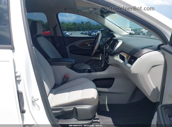 3GKALMEX8JL126589 2018 GMC TERRAIN White Вид салону спереду
