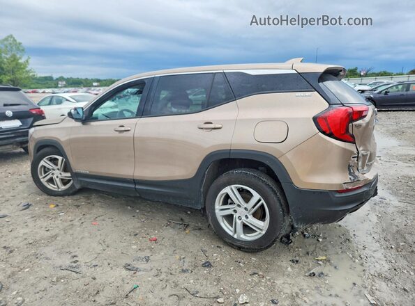 3GKALMEX8JL136443 2018 GMC TERRAIN Tan Rear left