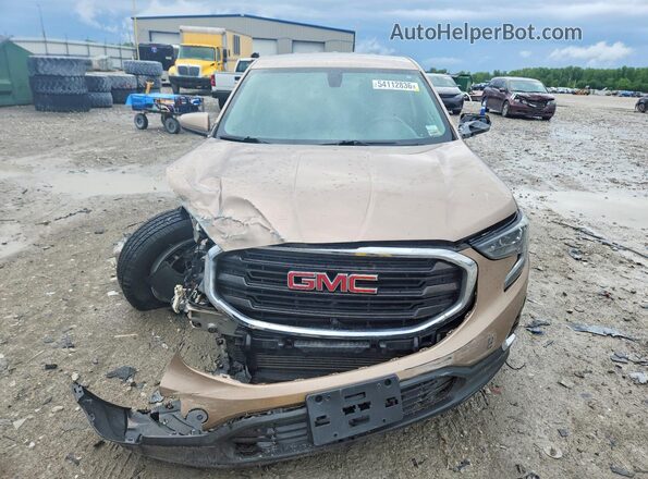 3GKALMEX8JL136443 2018 GMC TERRAIN Tan Front view