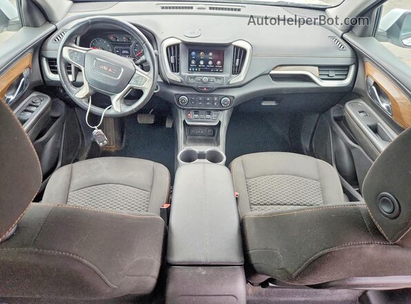 3GKALMEX8JL143442 2018 GMC TERRAIN White Առջևի վահանակի տեսք