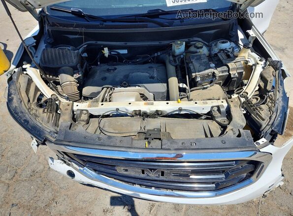 3GKALMEX9JL123832 2018 GMC TERRAIN White Engine compartment view