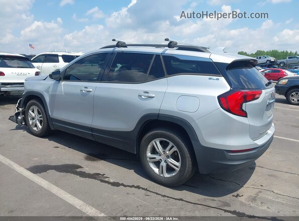 3GKALNEUXJL192993 2018 GMC TERRAIN Silver Tył lewy