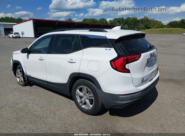 3GKALNEUXJL236085 2018 GMC TERRAIN White Հետևի ձախ