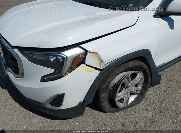3GKALNEUXJL236085 2018 GMC TERRAIN White Դիմացի տեսք