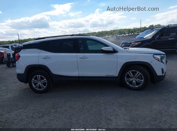 3GKALNEUXJL236085 2018 GMC TERRAIN White Սալոնի հետևի տեսք