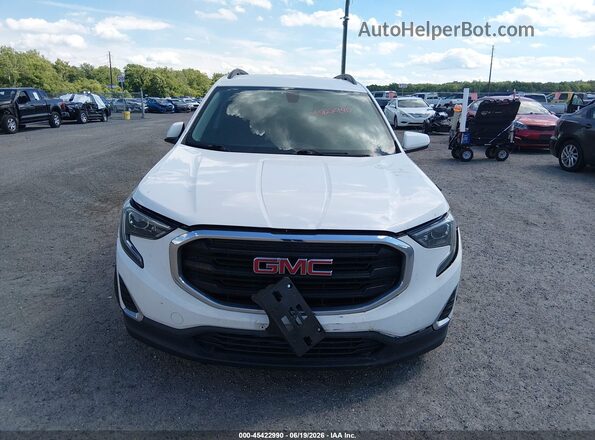 3GKALNEUXJL236085 2018 GMC TERRAIN White Սարքավորումների վահանակի տեսք