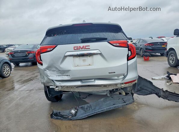3GKALNEUXJL314591 2018 GMC TERRAIN Silver Հետևի տեսք