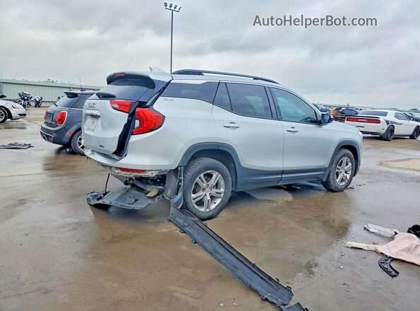 3GKALNEUXJL314591 2018 GMC TERRAIN Silver Հետևի աջ