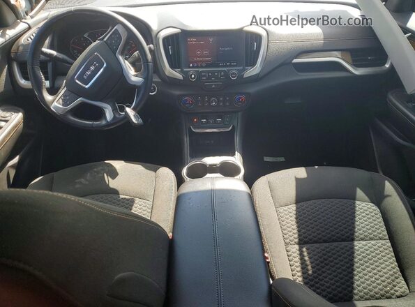 3GKALNEUXJL314591 2018 GMC TERRAIN Silver Առջևի վահանակի տեսք