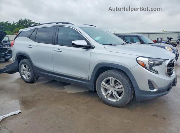 3GKALNEUXJL314591 2018 GMC TERRAIN Silver Առջևի աջ