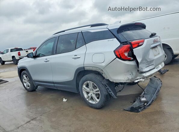 3GKALNEUXJL314591 2018 GMC TERRAIN Silver Հետևի ձախ