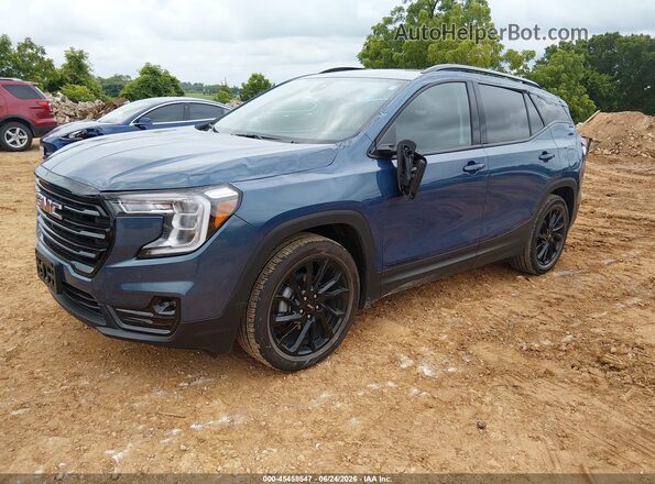 3GKALPEG0RL342952 2024 GMC TERRAIN Blue Vista tres cuartos delantera izquierda