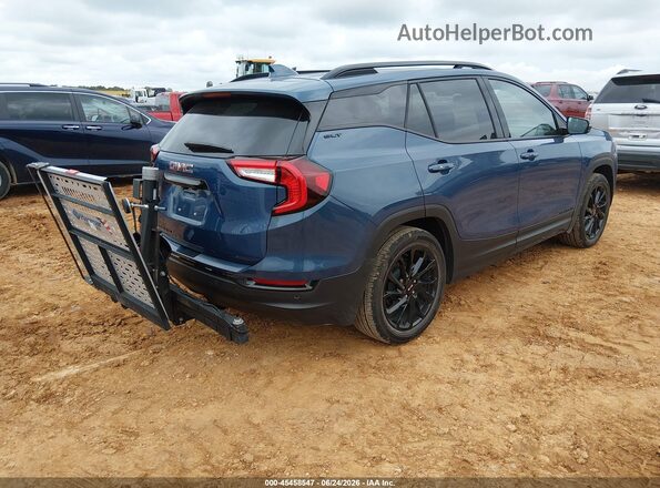 3GKALPEG0RL342952 2024 GMC TERRAIN Blue Trasero derecho