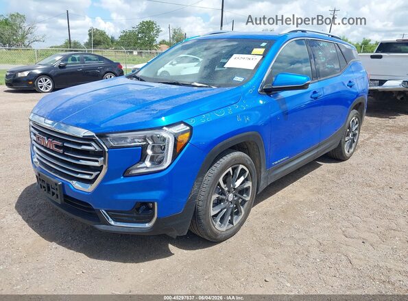 3GKALPEG8RL130462 2024 GMC TERRAIN Blue Передня ліва чверть
