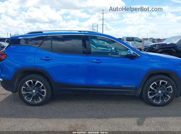 3GKALPEG8RL130462 2024 GMC TERRAIN Blue Панорамний вид салону 360°