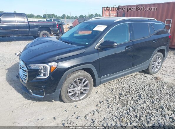 3GKALPEG8RL137816 2024 GMC TERRAIN Black წინა მარცხენა ხედი სამი მეოთხედიდან