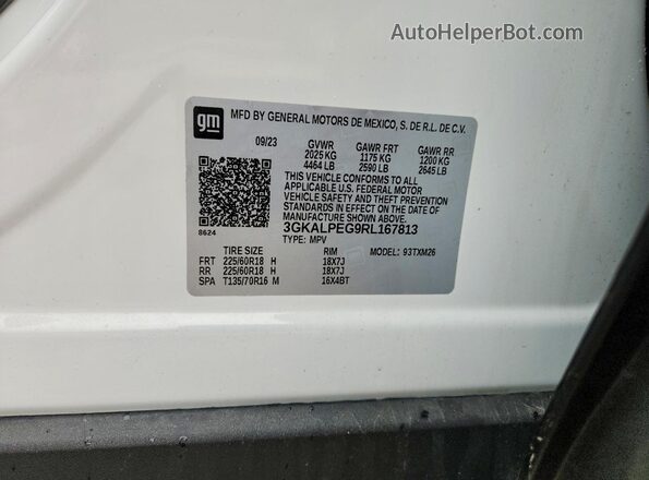 3GKALPEG9RL167813 2024 GMC TERRAIN White 