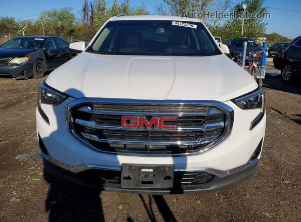 3GKALPEV0JL258407 2018 GMC TERRAIN White Դիմացի տեսք