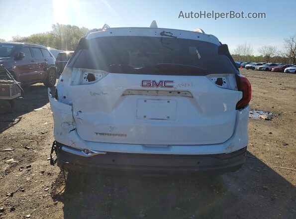 3GKALPEV0JL258407 2018 GMC TERRAIN White Հետևի տեսք