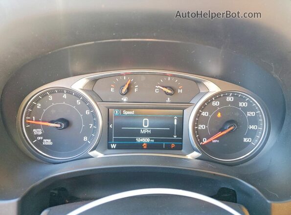 3GKALPEV0JL258407 2018 GMC TERRAIN White Սարքավորումների վահանակի տեսք
