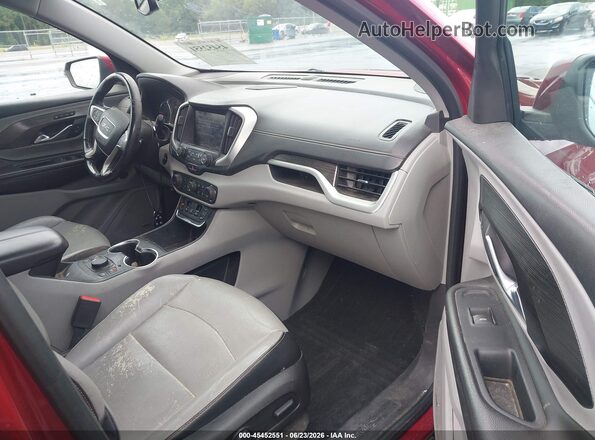 3GKALPEV0JL365666 2018 GMC TERRAIN Maroon წინა სალონის ხედი