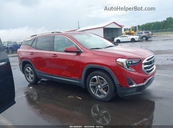 3GKALPEV0JL365666 2018 GMC TERRAIN Maroon უკანა სალონის ხედი