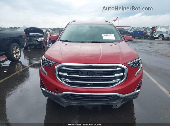 3GKALPEV0JL365666 2018 GMC TERRAIN Maroon ხელსაწყოთა პანელის ხედი