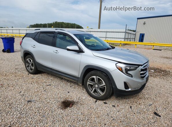 3GKALPEV0KL243035 2019 GMC TERRAIN Серебряный Передняя правая четверть
