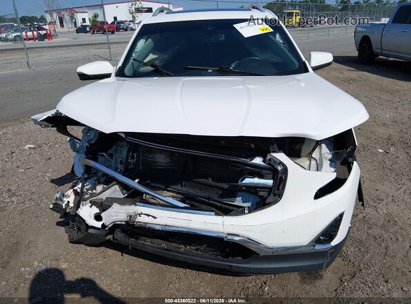 3GKALPEV0LL100037 2020 GMC TERRAIN White Vista interior trasera