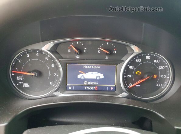 3GKALPEV0ML352596 2021 GMC TERRAIN White Widok zestawu wskaźników