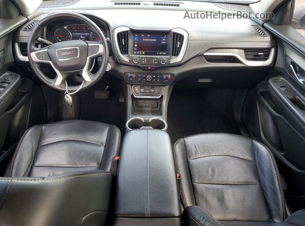 3GKALPEV1KL180575 2019 GMC TERRAIN Silver Widok deski rozdzielczej