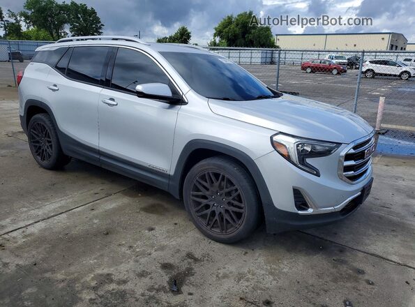 3GKALPEV1KL180575 2019 GMC TERRAIN Silver Przód prawy