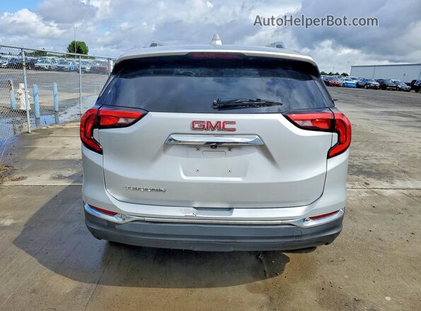 3GKALPEV1KL180575 2019 GMC TERRAIN Silver Widok z tyłu