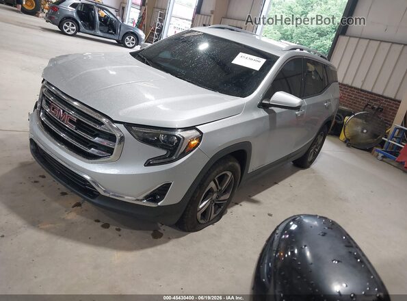 3GKALPEV1KL234263 2019 GMC TERRAIN Silver წინა მარცხენა ხედი სამი მეოთხედიდან