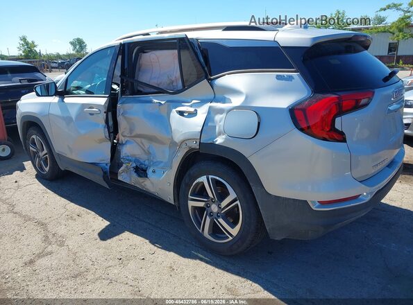 3GKALPEV1KL247367 2019 GMC TERRAIN Silver Trasero izquierdo