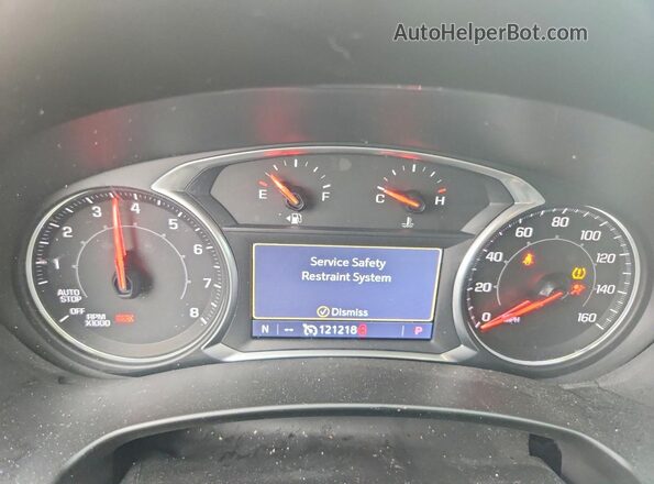 3GKALPEV1LL104081 2020 GMC TERRAIN Black Instrument cluster view