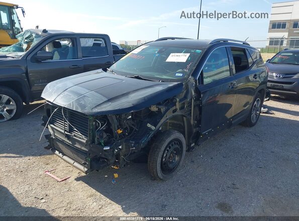 3GKALPEV1LL127294 2020 GMC TERRAIN Black Առջևի ձախ երեք քառորդ տեսարան