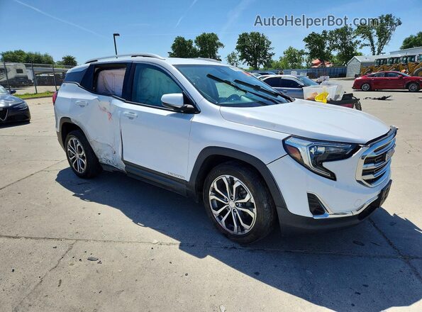 3GKALPEV1LL251095 2020 GMC TERRAIN Белый Передняя правая четверть