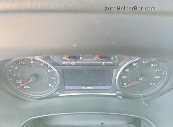 3GKALPEV1LL251095 2020 GMC TERRAIN Белый Вид щитка приборов