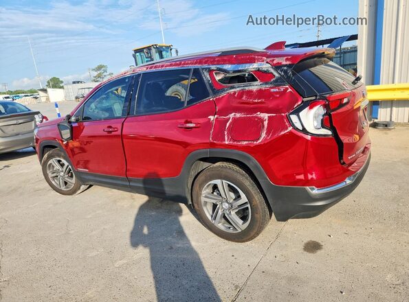 3GKALPEV1ML316139 2021 GMC TERRAIN Red Trasero izquierdo