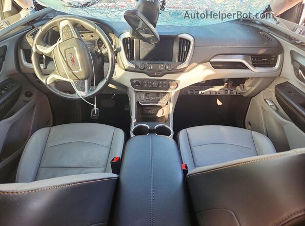 3GKALPEV1ML316139 2021 GMC TERRAIN Red Vista del salpicadero