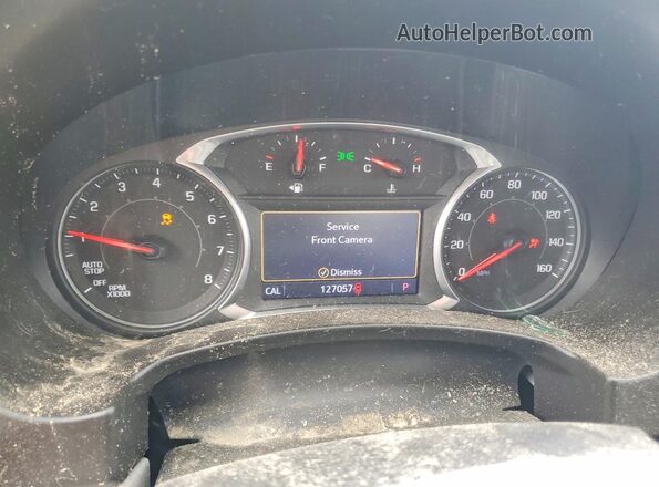 3GKALPEV2LL136957 2020 GMC TERRAIN Black Instrument cluster view