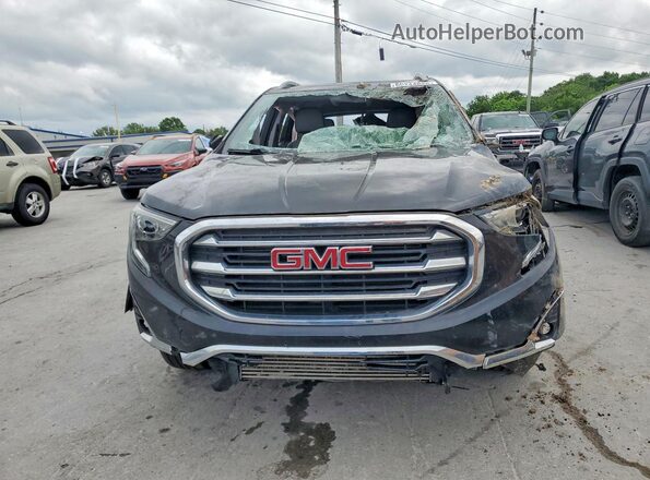 3GKALPEV2LL136957 2020 GMC TERRAIN Black Front view