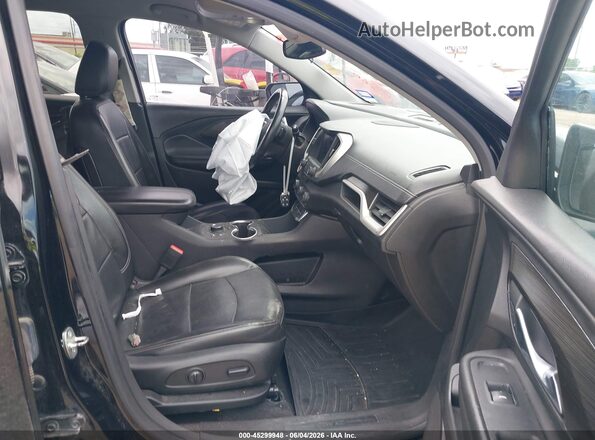 3GKALPEV2NL119367 2022 GMC TERRAIN Black Widok wnętrza z przodu