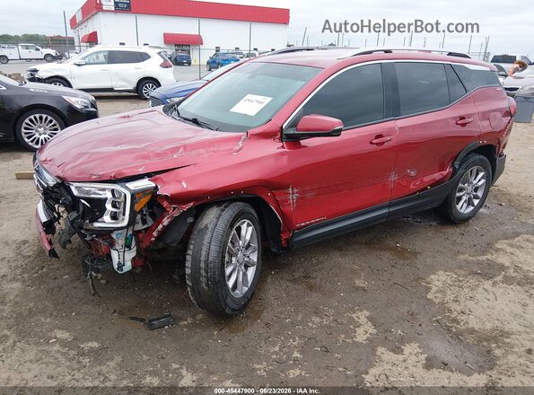 3GKALPEV2NL146570 2022 GMC TERRAIN Red Передня ліва чверть