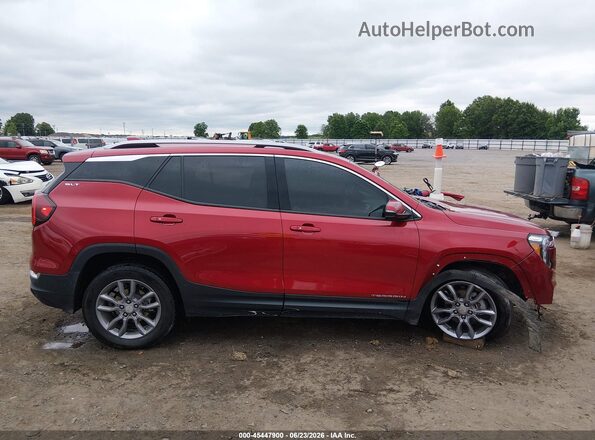 3GKALPEV2NL146570 2022 GMC TERRAIN Red Вид задньої частини салону