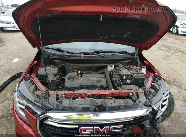 3GKALPEV2NL146570 2022 GMC TERRAIN Red Вид ззаду