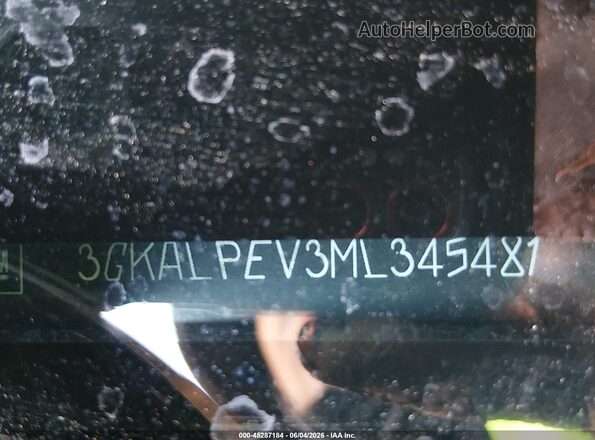 3GKALPEV3ML345481 2021 GMC TERRAIN White Engine compartment view