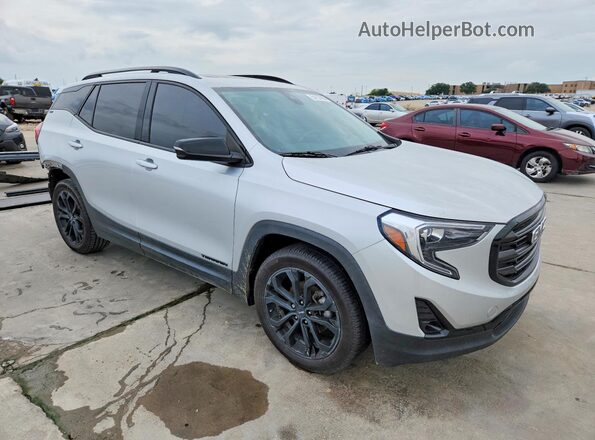 3GKALPEV3ML385530 2021 GMC TERRAIN Silver Delantero derecho
