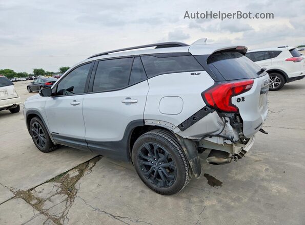 3GKALPEV3ML385530 2021 GMC TERRAIN Silver Trasero izquierdo